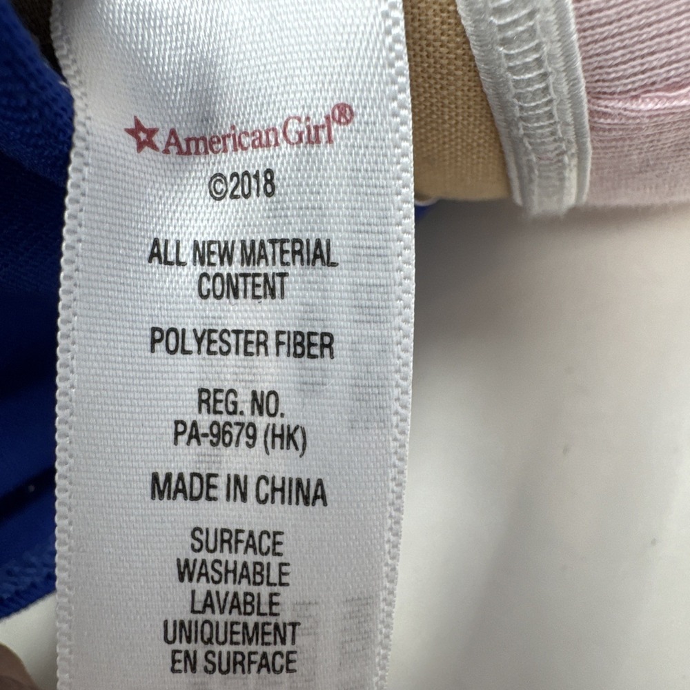 American Girl Doll Create Your Own Mid Wavy Brown & Gray Eyes Cheerleader Outfit - Picture 10 of 11